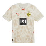 Borussia Dortmund 24/25 Kid's Beige Goalkeeper Shirt and Shorts