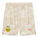 Borussia Dortmund 24/25 Kid's Beige Goalkeeper Shirt and Shorts