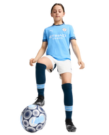 DE BRUYNE #17 Manchester City 24/25 Kid's Home Shirt and Shorts - Man City Font