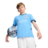 HAALAND #9 Manchester City 24/25 Kid's Home Shirt and Shorts - Man City Font