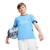 HAALAND #9 Manchester City 24/25 Kid's Home Shirt and Shorts - Man City Font
