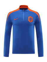 Netherlands 2024 Men's Blue Short Zip Tracksuit