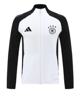 Germany 24/25 Men's White Long Zip Jacket