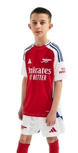 RICE #41 Arsenal 24/25 Kid's Home Shirt and Shorts - Arsenal Font