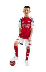 SAKA #7 Arsenal 24/25 Kid's Home Shirt and Shorts - Arsenal Font
