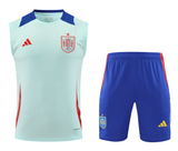 Spain 2024 Men's Light Blue Training Tank Top