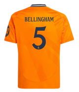 BELLINGHAM #5 Real Madrid 24/25 Kid's Away Shirt and Shorts