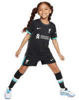 M.SALAH #11 Liverpool 24/25 Kid's Away Shirt and Shorts - LFC Font