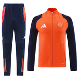 Manchester United 24/25 Men's Orange Long Zip Jacket