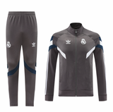 Real Madrid 24/25 Men's Gray Long Zip Jacket