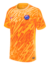 Chelsea 24/25 Kid's Orange Goalkeeper Shirt and Shorts