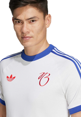 Real Madrid 24/25 Men's JB White 3-Stripes T-Shirt