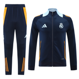 Real Madrid 24/25 Men's Navy Long Zip Jacket