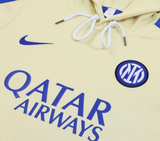 Inter Milan 24/25 Men's Light Yellow Hoodie Tracksuit