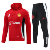 Manchester United 24/25 Men's Red Hoodie Tracksuit