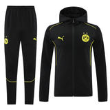 Borussia Dortmund 24/25 Men's Black Long Zip Hoodie