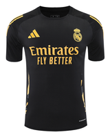 Real Madrid 24/25 Men's Black-Gold Training Shirt