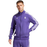 Real Madrid 24/25 Men's Originals Purple Long Zip Jacket