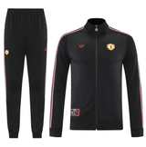 Manchester United 24/25 Men's Originals Terrace Icon Black Long Zip Jacket