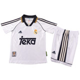Real Madrid 98/99 Kid's Home Retro Mini-Kit