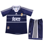 Real Madrid 98/99 Kid's Away Retro Mini-Kit