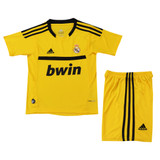 Real Madrid 11/12 Kid's Home Goalkeeper Retro Mini-Kit