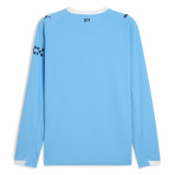 Manchester City 25/26 Men's Home Long Sleeve Shirt