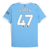 FODEN #47 Manchester City 25/26 Stadium Men's Home Shirt - PL Font