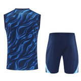 Real Madrid 25/26 Men's Blue Training Tank Top