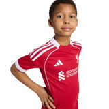M.SALAH #11 Liverpool 25/26 Kid's Home Mini-Kit - PL Font