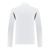 Manchester United 25/26 Men's White Long Zip Windbreaker