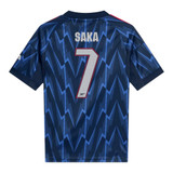 SAKA #7 Arsenal 25/26 Women's Away Shirt - Arsenal Font