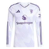 B.FERNANDES #8 Manchester United 25/26 Men's Away Long Sleeve Shirt - PL Font