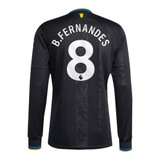 B.FERNANDES #8 Manchester United 25/26 Men's Third Long Sleeve Shirt - PL Font