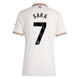 SAKA #7 Arsenal 25/26 Women's Third Shirt - PL Font