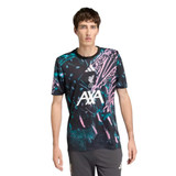 Liverpool 25/26 Men's Pink-Black Pre-Match Shirt