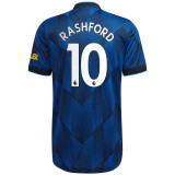 RASHFORD #10 Men's 21/22 Authentic Manchester United Third Shirt