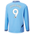 HAALAND #9 Manchester City 24/25 Men's Home Long Sleeve Shirt - PL Font