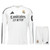 Real Madrid 24/25 Kid's Home Long Sleeve Shirt and Shorts