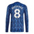 ØDEGAARD #8 Arsenal 25/26 Men's Away Long Sleeve Shirt - PL Font