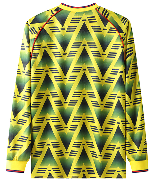 Arsenal 91/93 Men's Away Retro Long Sleeve Shirt
