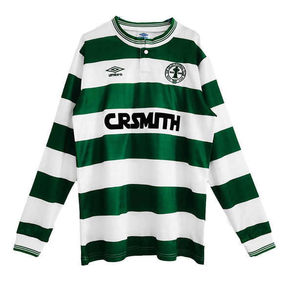 Celtic 87/88 Men's Home Retro Long Sleeve Shirt