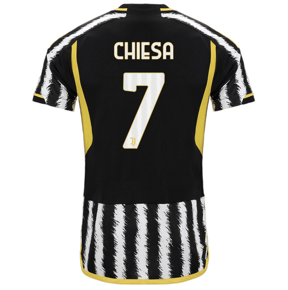 CHIESA #7 Juventus 23/24 Stadium Men's Home Shirt