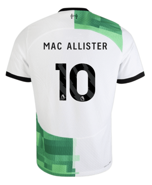 MAC ALLISTER #10 Liverpool 23/24 Authentic Men's Away Shirt - PL Font