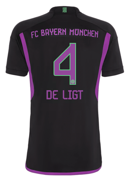 DE LIGT #4 Bayern Munich 23/24 Stadium Men's Away Shirt