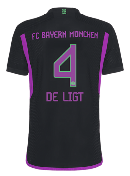 DE LIGT #4 Bayern Munich 23/24 Authentic Men's Away Shirt