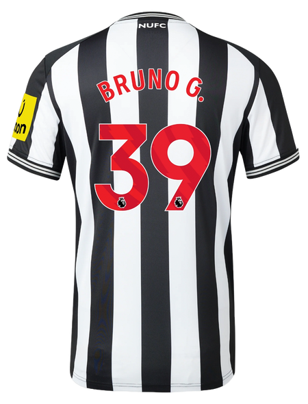 BRUNO G. #39 Newcastle United 23/24 Authentic Men's Home Shirt - PL Font