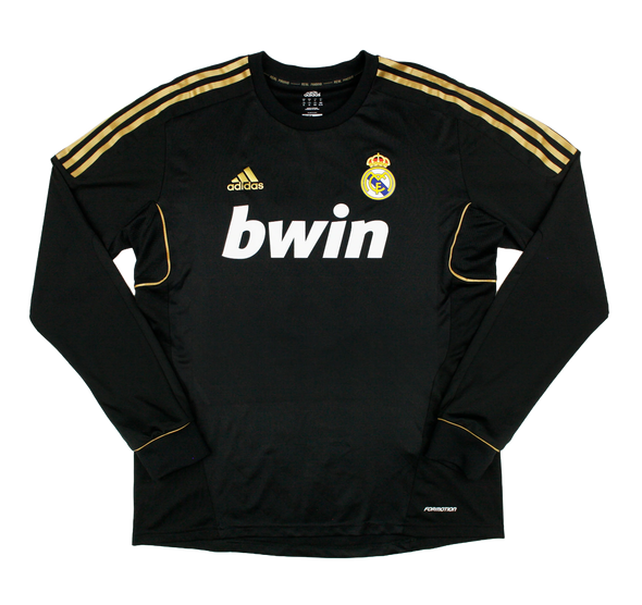 Real Madrid 11/12 Men's Away Retro Long Sleeve Shirt