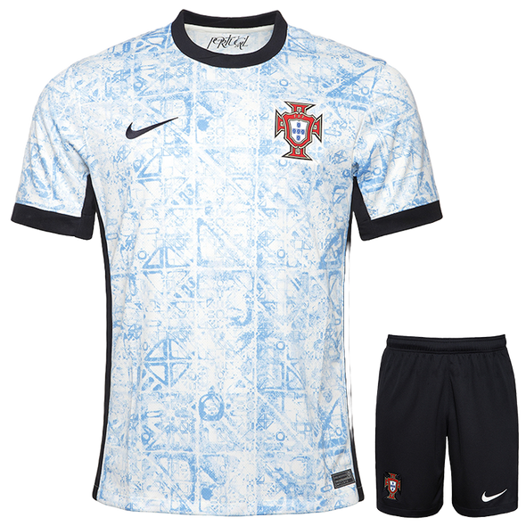 Portugal 2024 Kid's Away Shirt and Shorts