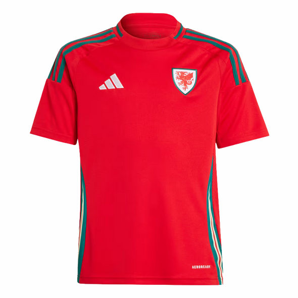 Wales 2024 Kid's Home Shirt and Shorts